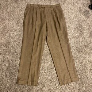 Ralph Lauren Men's 40Wx31L Brown Dress Trousers
